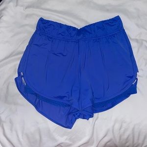 RARE take it in stride lululemon shorts wild bluebell